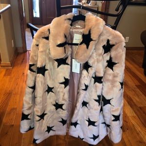 Avec Les Filles Faux Fur Coat.  New with tags!
